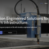 Hopp Solutions WordPress screenshot of Elektra95 precision engineering website.