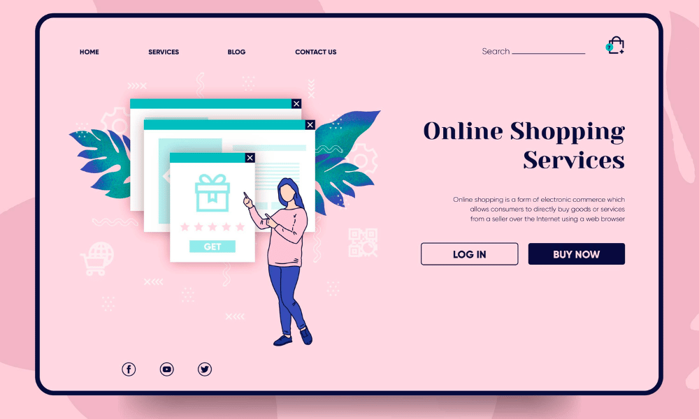 Custom Online Shop E-commerce Web